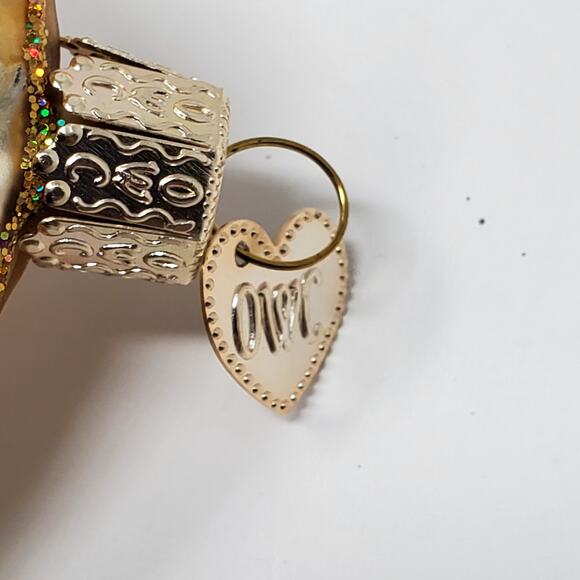 Old World Christmas Artist's Palette Blown Ornament 3" no box. - Picture 5 of 5